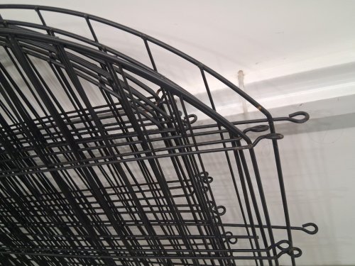 10pk qlofei metal garden Animal Barrier Cloture Jardin Fencing - 32" x 24ft - black (model:‎TZL-C3210) image 4