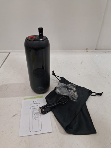 WOOWIND TIRE PORTABLE MINI AIR COMPRESSOR - FOR CAR, BIKE - 150 PSI, AUTO sHUT-OFF - BLACK (MODEL: LP1) image 3