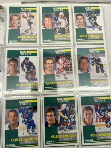 400+ APPROX ASSSTD PINNACLE 1991 HOCKEY NHL CARDS image 9