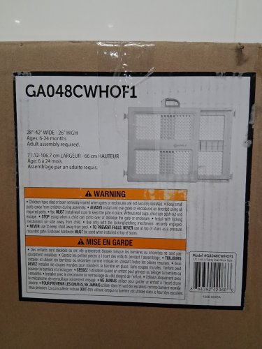 Safety 1st Lift, Lock & Swing Dual-Mode Gate - 28" - 42"x 26" - grey (model:GA048CWHOF1) image 3