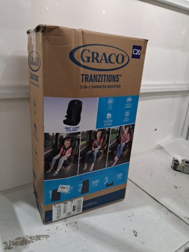 Graco Tranzitions 3‑in‑1 Harness Booster Seat with High‑Back Booster & Backless Booster, 2 Removable Cup Holders, Open‑Loop Belt Guides & Machine‑Washable Covers (MODEL: 2035724) image 8