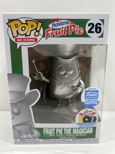 Funko pop! **funko limited edition** Ad icons: hostess fruit pie - fruit pie the magician vinyl figure (#26) image 2