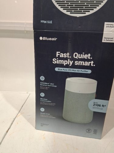 BLUEAIR Blue Pure Smart Air Purifier with HEPASilent Dual Filtration for Medium Rooms, 1,858 sq ft/hr Clean-Air Output, Quiet-Mark Certified Operation (23-50 dB), App & Voice Control, Filters Smoke, Pet Dander, Allergens & Odors - Grey (MODEL: 3332111100) image 5