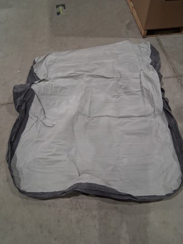 intex premaire 1 air mattress - fiber-tech construction - full size - 18" height - grey (model: ‎64903ED) image 3