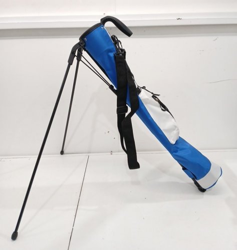 COSTWAY Lightweight Small Golf Club Carry Bag with Shoulder Strap - 33.5" - BLUE/ WHITE (MODEL: SP38457WH) image 4