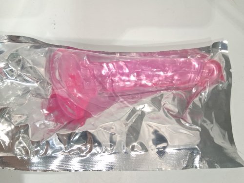 Beginner's Clear Jelly Dildo WITH SUCTION CUP - 5" - pink image 3
