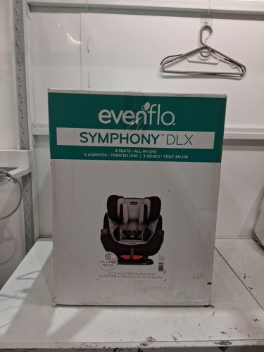 Evenflo SYMPHONY DLX ALL-IN-ONE CONVERTIBLE CAR SEAT WITH EASY CLICK INSTALL - Ashland Grey (MODEL: 34612173C) image 2