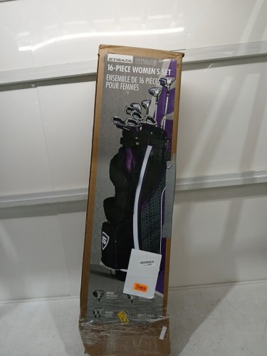 16pc women's Callaway Strata Complete Golf Club Set - right hand - silver/purple/black image 2