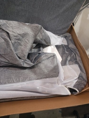 Jestonten 3-in-1 baby bassinet with wheels and soft mattress - 22" x 36" x 33" - grey (model: JJ001) image 11