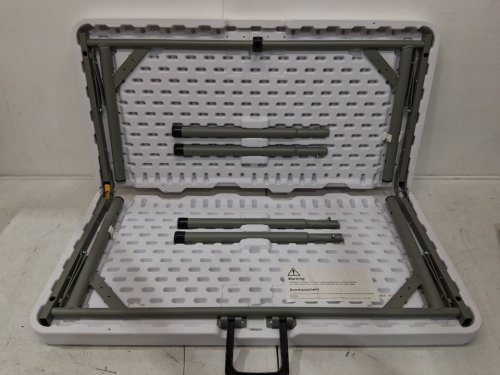 costway 4 player folding mahjong table with cup holders - 35" x 35" x 29" - blue (model: uy10170bl) image 4