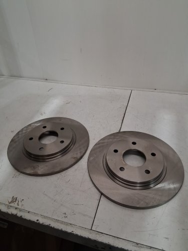 2pk A-Premium 12.01" Rear Solid Disc Brake Rotors-Compatible with Select Dodge, Ram, Volkswagen and Chrysler Models (model: brr53050j-c) image 3