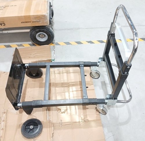 2-IN-1 SST Upgraded Folding Hand truck dolly cart - 660lbs cap - Black (Model: 2220A) image 3