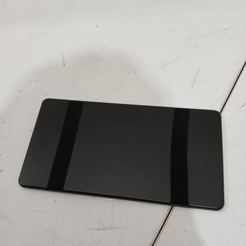 car sun visor mirror with straps - 5" x 10" - black image 4