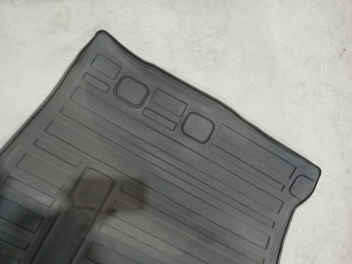 HZMehi Car Rear Trunk Mat Cargo Liner Trunk Liner Floor Mats - Compatible with Jeep Wrangler 4XE 2021-2022 - BLACK image 3
