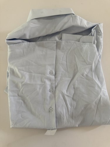 MEN'S NAUTICA OXFORD SLIM FIT Dress SHIRT -  large 16 (32/33) - Light BLUE (STYLE: 1970226) image 4