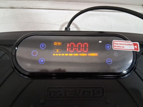 Taevno bluetooth Vibration Plate Exercise Machine with Built-in Bluetooth Speaker and Remote Control - 450lb Capacity - Black image 3