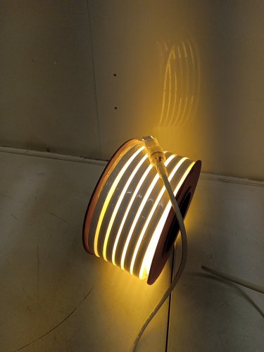 SHINE DECOR LED ROPE LIGHTS AC 120V, CONNECTABLE & CUTTABLE DOTLESS 120LEDS/M ECO NEON STRIP LIGHTING, ETL IP65 WATERPROOF & WEATHER-RESISTANT FOR HOME COMMERCIAL, 2500K - 65.6FT - WARM WHITE image 6