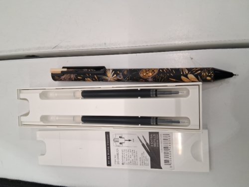 Bruno Visconti Gel Click Pen in a Gift Box With 2 Refills - 0.38 mm - Black/Night Flowers (Model: 20-0446/01) image 4