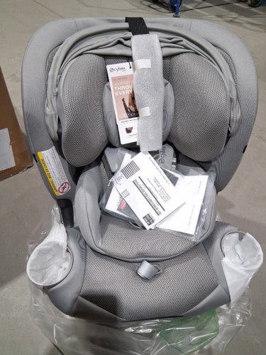 CYBEX GOLD CALLISTO G 360 ROTATING ALL-IN-ONE CONVERTIBLE CAR SEAT WITH SAFETY ASSURE PROTECTION SYSTEM - 120LBS MAX - STONE GREY (MODEL: 524000601) image 4