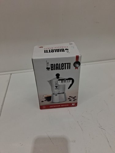 Bialetti Stovetop Espresso Pot makes 3 4.3oz cups of espresso - Silver image 2