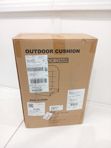 2pk Outdoor Adirondack Chair Cushions - 30" x19.7" x 4" - grey (model: PJ03005-gy) image 2