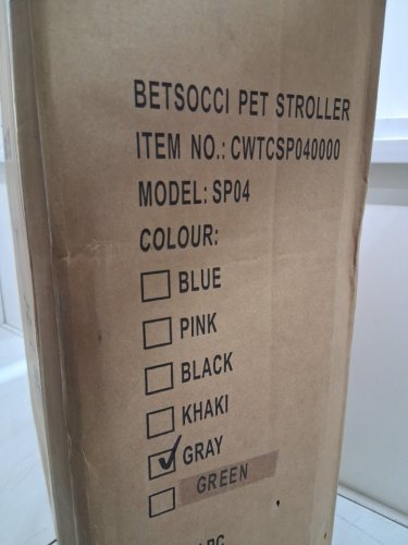 betsocci Foldable Double Pet Stroller for Dogs & Cats Two-Seater with Storage  - 33LB - black (model: sp04)) image 8