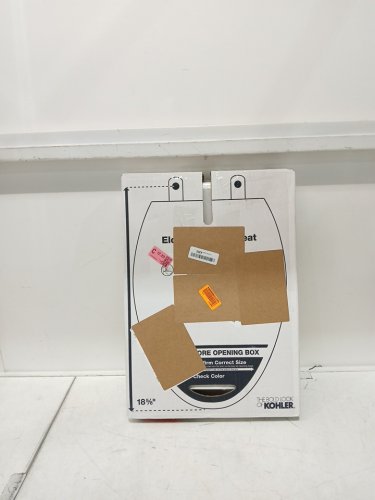 KOHLER CACHET ELONGATED TOILET SEAT - FITS BOWLS 18-5/8" - CREAM WHITE (MODEL: 4636-rl-0) image 2