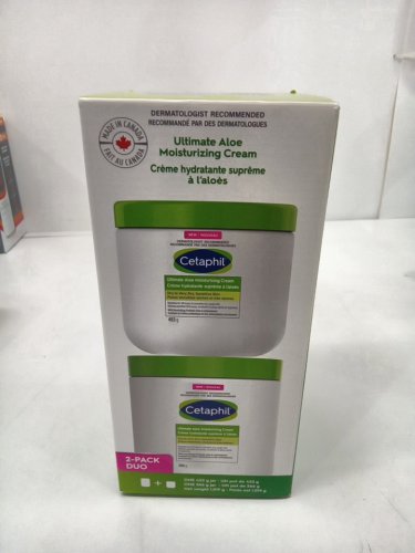 2pk CETAPHIL ultimate aloe MOISTURIZING CREAM - DRY TO VERY DRY SKIN - 566g and 453g image 2