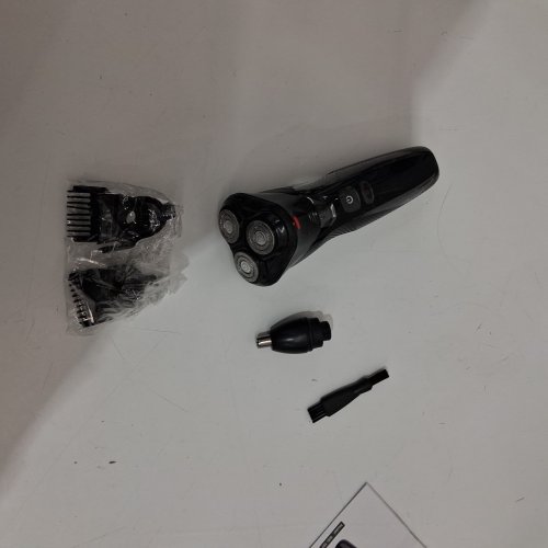 rategist electric rechargeable 3-in-1 shaver - black - (model: WD-787) image 3
