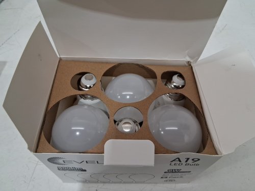 6PK EVELOR A19 LED LIGHT BULBS - 9W, 800 LM, 2700 K, E26 BASE, NON-DIMMABLE - SOFT WHITE (STYLE: A19) image 3