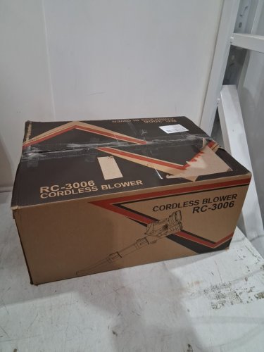 Cordless Leaf Blower WITH CHARGER AND 2 batteries - 21V - YELLOW (MODEL: RC-3006) image 2