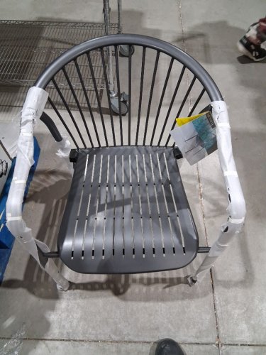 Sunvilla Commercial Stacking Bistro Chair - 30.5" - grey image 2