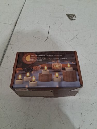 4PK PChero Solar Outdoor Waterproof Dusk to Dawn LED Tea Lights - 2" - white image 2