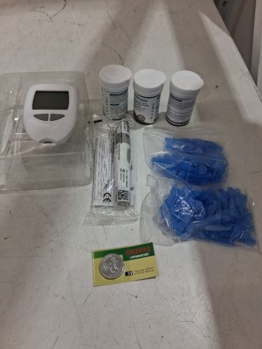 BLOOD GLUCOSE MONITOR KIT - METER, RECORD SHEET, BLOOD COLLECTION PEN - (MODEL: MT-BGM02) image 3