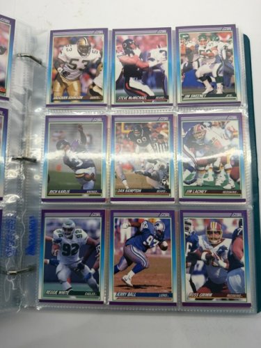 400+ APPROX ASSSTD 1990 SCORE NFL FOOTBALL CARDS image 12