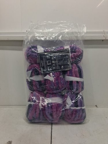 8PK Cozyful Chunky Yarn for Hand Knitting and Crochet - 20YARD/EA - Multi Purple image 3