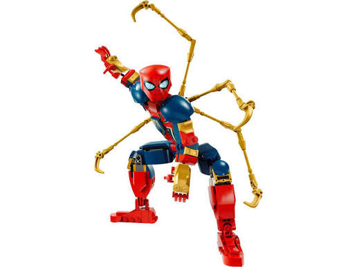 303pc Lego - marvel studios spider-man no way home - iron spider-man construction figure (76298) image 2