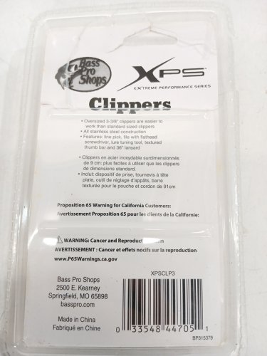 2PC BPS XPS Extreme Performance Series Fishing Line Clippers with 36" Lanyard - 3-3/8" (Model: xpsclp3) image 3