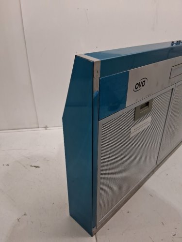 ovo under cabinet rang hood vent with 3 speed exhaust fan & push button - 30" - 4000k cool lights - stainless steel (model: ov-1006r) image 8