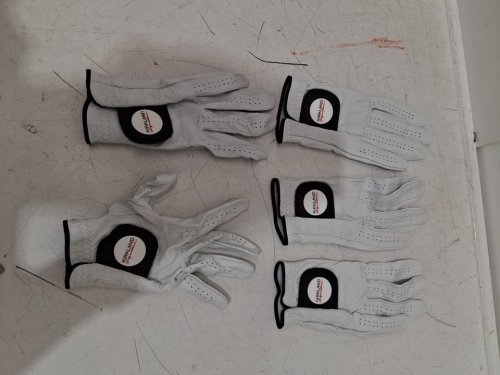 5PK Kirkland Signature Premium Cabretta Leather Golf Gloves - right Hand - medium - White (Model: 1819560) image 4