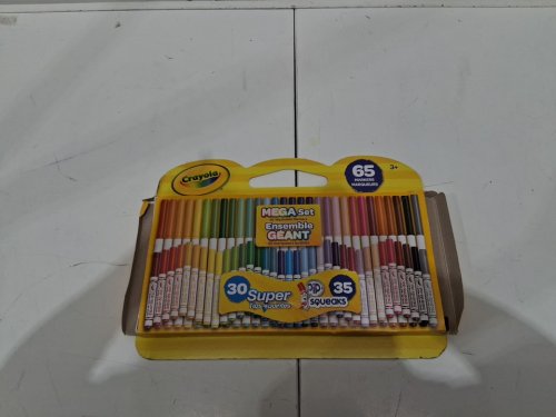 65PK CRAYOLA mega set - 30 super tips & 35 pip squeaks - multi-colours (model: 2427213) image 2