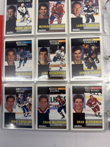 400+ APPROX ASSSTD PINNACLE 1991 HOCKEY NHL CARDS image 18