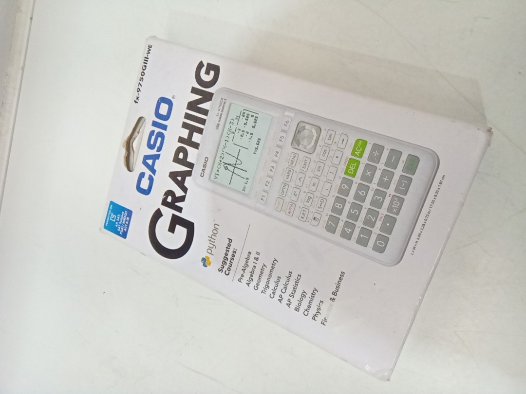Casio Graphing calculator with 3MB Flash memory - White (model: FX-9750GIII-we) image 2