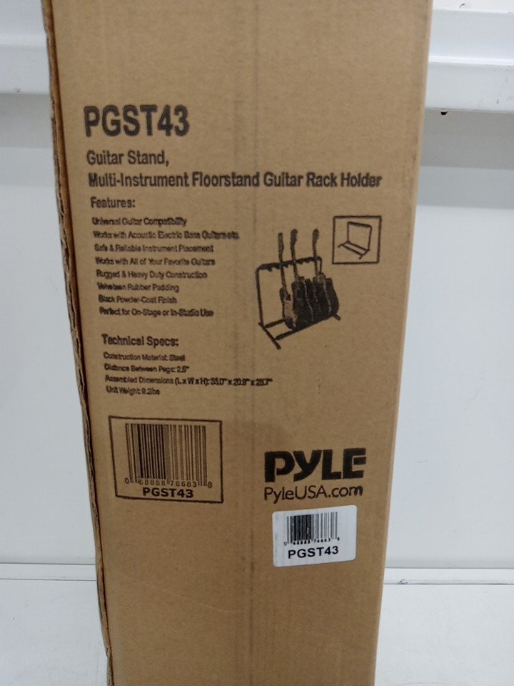 PYLE MULTI GUITAR STAND, FOLDABLE DI… King of the North Auction