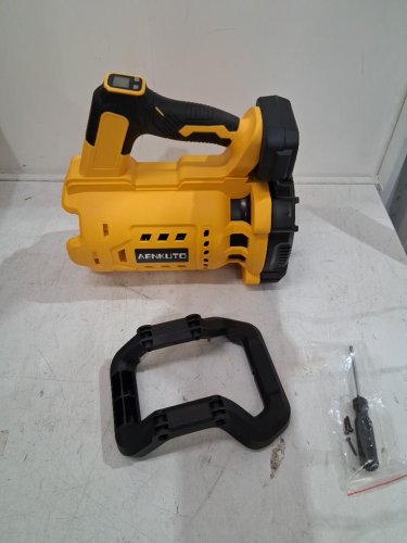 Aenkuto Handheld Electric Brushless Dust Blower, 6-Speed Control with Digital Display compatible with DEWALT 20V MAX Battery **tool only** - 20v - yellow image 3