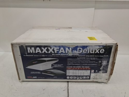 MaxxFan MODERN Ventillation Fan with Smoke Lid and Manual Opening Keypad Control - SMOKE - (MODEL: 00-6200K) image 2