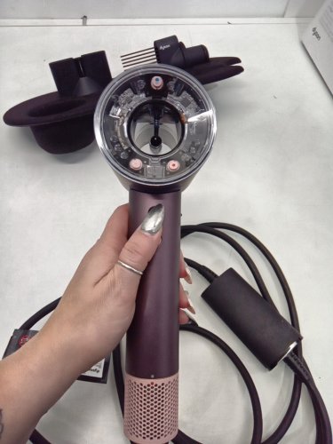 5PC Dyson Supersonic Nural hair dryer - JASPER PLUM  (MODEL: hd16) image 7
