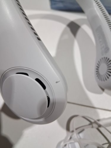 Jisulife LIFE4 5-Speed portable neck fan - OSFM - White (model: fa14-s) image 3