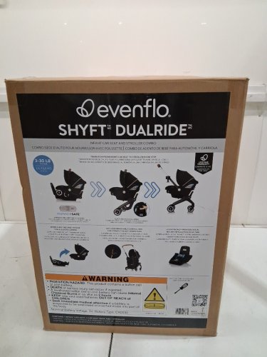 Evenflo Shyft DualRide Infant Car Seat and Stroller Combo - Black (model: cs150112310c) image 4