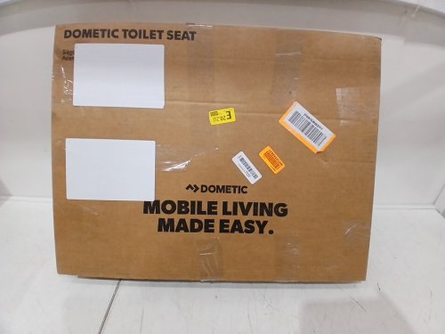 Dometic elongated Toilet Seat and lid - 15" - bone / cream (model: 385343831) image 2